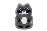 Jouet couineur pour chien avec trois couineurs – Growl Flip Floppz Randy le raton laveur – Image 2