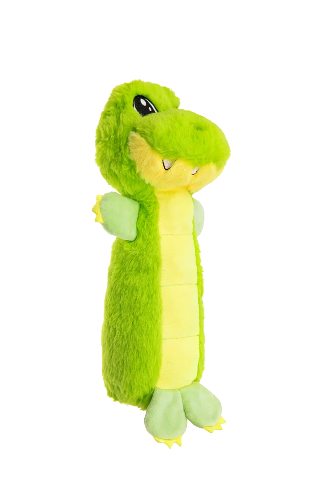 Peluche pour chien avec zone couinante et couineur – Growl Belly Busters Gary le crocodile – Image 3