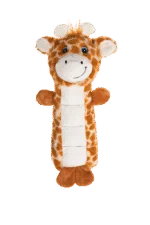 Peluche pour chien avec zone sonore et couineur – Growl Belly Busters Ginny la girafe – Image 2