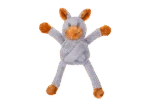 Jouet pour chien en peluche avec 5 couineurs – Growl Pulldozers Denny l’Âne – Image 3