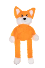 Peluche pour chien avec 5 couineurs – Growl Pulldozers Freddy le renard – Image 2