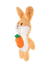 Peluche pour chien avec 2 couineurs et un jouet caché – Growl Snackerz Bentley le lapin – Image 3