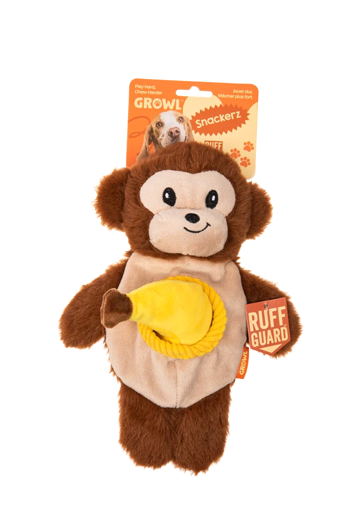 GROWL52032.png Peluche pour chien avec couineurs et 2 jouets cachés – Growl Sidekicks Koala Joey – Image 1
