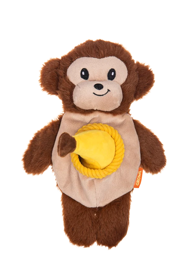Peluche pour chien avec couineurs et 2 jouets cachés – Growl Sidekicks Koala Joey – Image 2