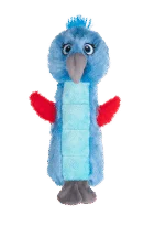 Peluche pour chien avec tissu sonore et couineur – Growl Belly Burdz Percy le perroquet – Image 2