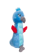 Peluche pour chien avec tissu sonore et couineur – Growl Belly Burdz Percy le perroquet – Image 3