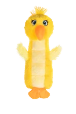 Peluche pour chien avec pouic intégré et couineur – Growl Belly Burdz Sunny le canari – Image 2