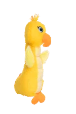 Peluche pour chien avec pouic intégré et couineur – Growl Belly Burdz Sunny le canari – Image 3