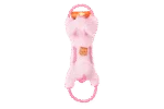 Jouet à tirer pour chien avec corde continue et grand couineur – Growl Haystackerz Puddles le cochon