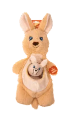 Peluche pour chien avec couineurs et 2 jouets cachés – Growl Sidekicks Kanga Joey