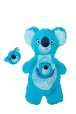 Peluche pour chien avec couineurs et 2 jouets cachés – Growl Sidekicks Koala Joey – Image 2