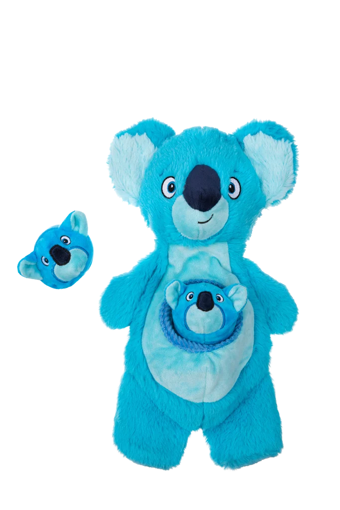 Peluche pour chien avec couineurs et 2 jouets cachés – Growl Sidekicks Koala Joey – Image 2