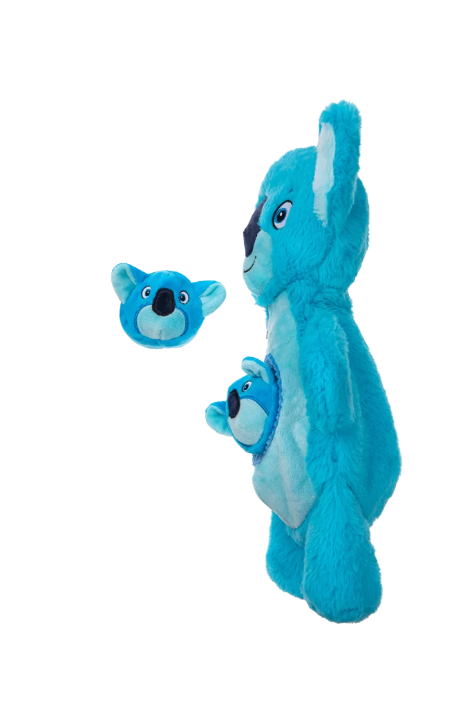 Peluche pour chien avec couineurs et 2 jouets cachés – Growl Sidekicks Koala Joey – Image 3