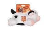 Peluche pour chien en sherpa avec grand couineur – Growl Fuzzaroos Coco la Vache