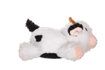 Peluche pour chien en sherpa avec grand couineur – Growl Fuzzaroos Coco la Vache – Image 2