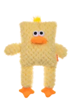 Peluche pour chien en forme de cube avec couineur – Growl Block Heads Cheepers le poussin – Image 2