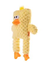Peluche pour chien en forme de cube avec couineur – Growl Block Heads Cheepers le poussin – Image 3