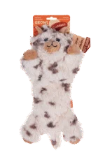Peluche pour chien avec 5 couineurs et papier froissé – Growl Cuddlerz Nibblers la chèvre