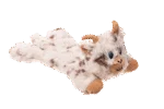 Peluche pour chien avec 5 couineurs et papier froissé – Growl Cuddlerz Nibblers la chèvre – Image 3