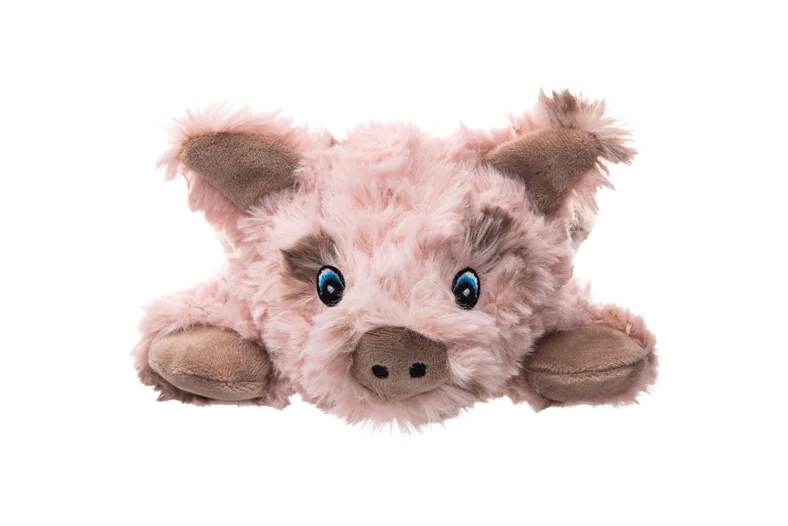 Peluche pour chien avec 5 couineurs et papier froissé – Growl Cuddlerz Snorters le Cochon – Image 2