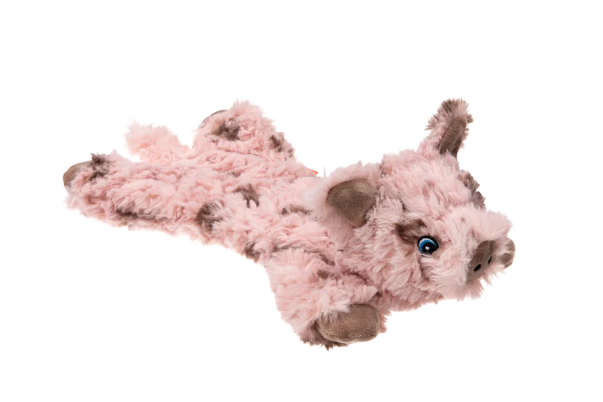 Peluche pour chien avec 5 couineurs et papier froissé – Growl Cuddlerz Snorters le Cochon – Image 3