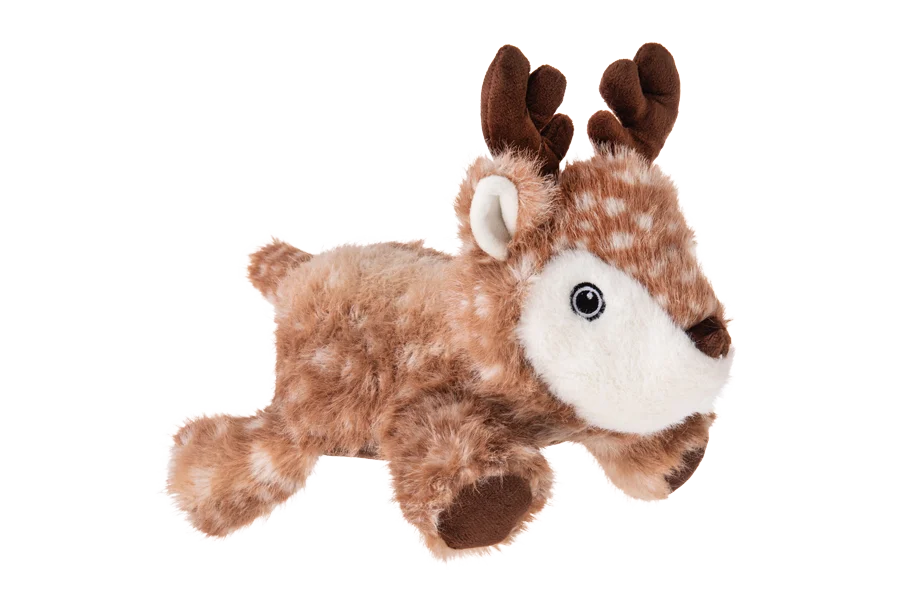 Peluche pour chien avec coutures renforcées – Growl Snugglez Daisy le Cerf – Image 3