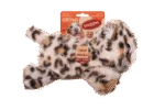 Peluche pour chien à coutures renforcées – Growl Snugglez Larry le léopard