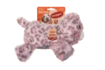 Peluche pour chien à coutures renforcées – Growl Snugglez Sierra le léopard des neiges