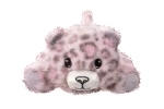 Peluche pour chien à coutures renforcées – Growl Snugglez Sierra le léopard des neiges – Image 2
