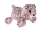 Peluche pour chien à coutures renforcées – Growl Snugglez Sierra le léopard des neiges – Image 3