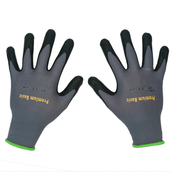 Gants de travail avec enduction en mousse de nitrile, taille XL (10) – Keron Premium Basic