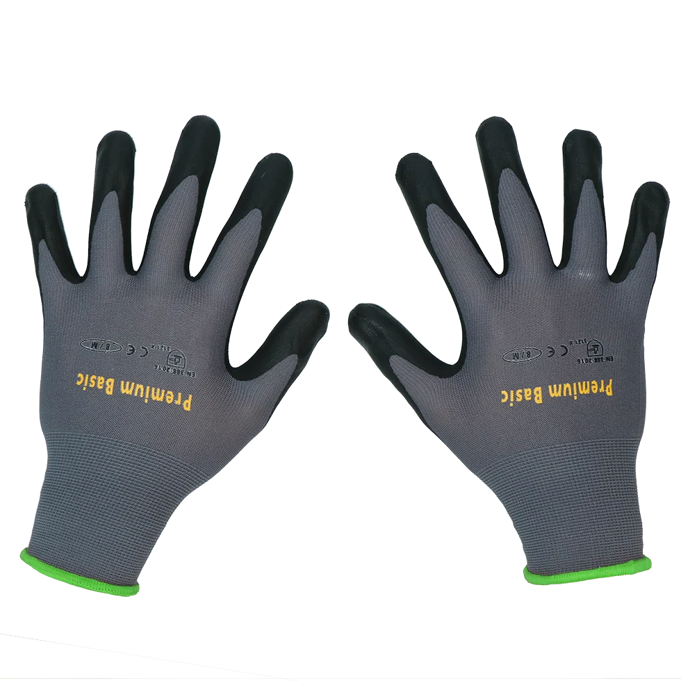 Gants de travail avec enduction en mousse de nitrile, taille XL (10) – Keron Premium Basic – Image 1