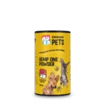 Poudre de fleur de chanvre pour chiens et chats avec de la caroube, 100 g – Excellent Pets Hemp One Powder