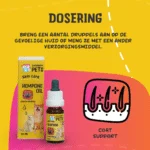 Huile de soin pour la peau des chiens à l’huile de graines de chanvre, 10 ml – Excellent Pets HempOne Oil – Image 5