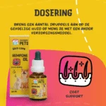 Huile de soin pour la peau des chiens à l’huile de graines de chanvre, 20 ml – Excellent Pets HempOne Oil – Image 5