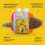Mélange d’huiles pour chiens et chats à l’huile de graines de chanvre, 100 ml – Excellent Pets HempOne + Omega Oil – Image 5