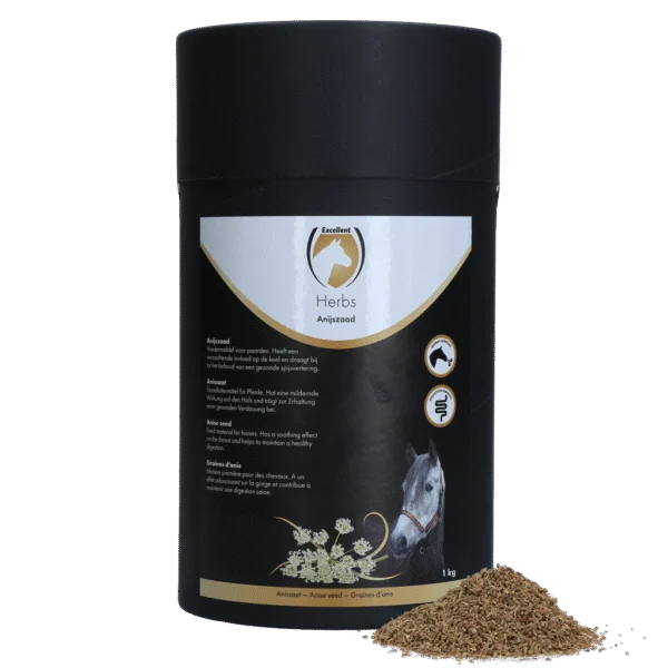 Graines d’anis pour chevaux, 1 kg – Excellent Horse Herbs Graines d’anis