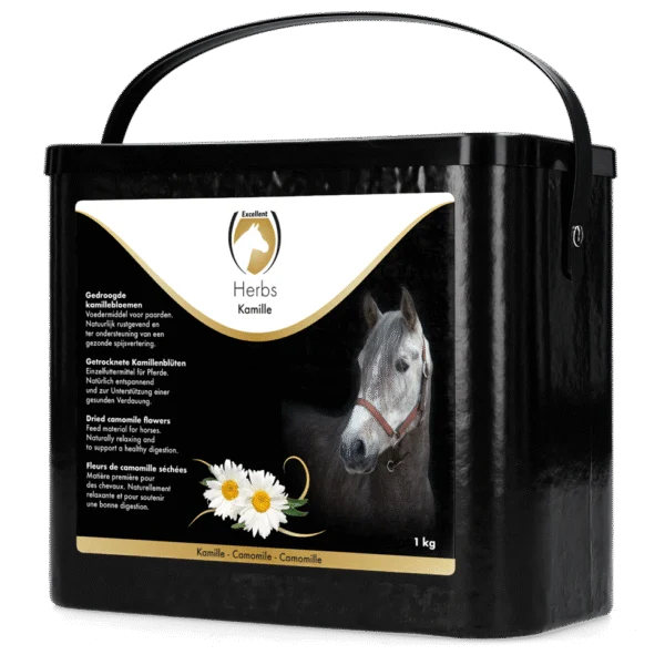 Camomille pour chevaux, pour la détente, 1 kg – Excellent Horse Herbs Camomille
