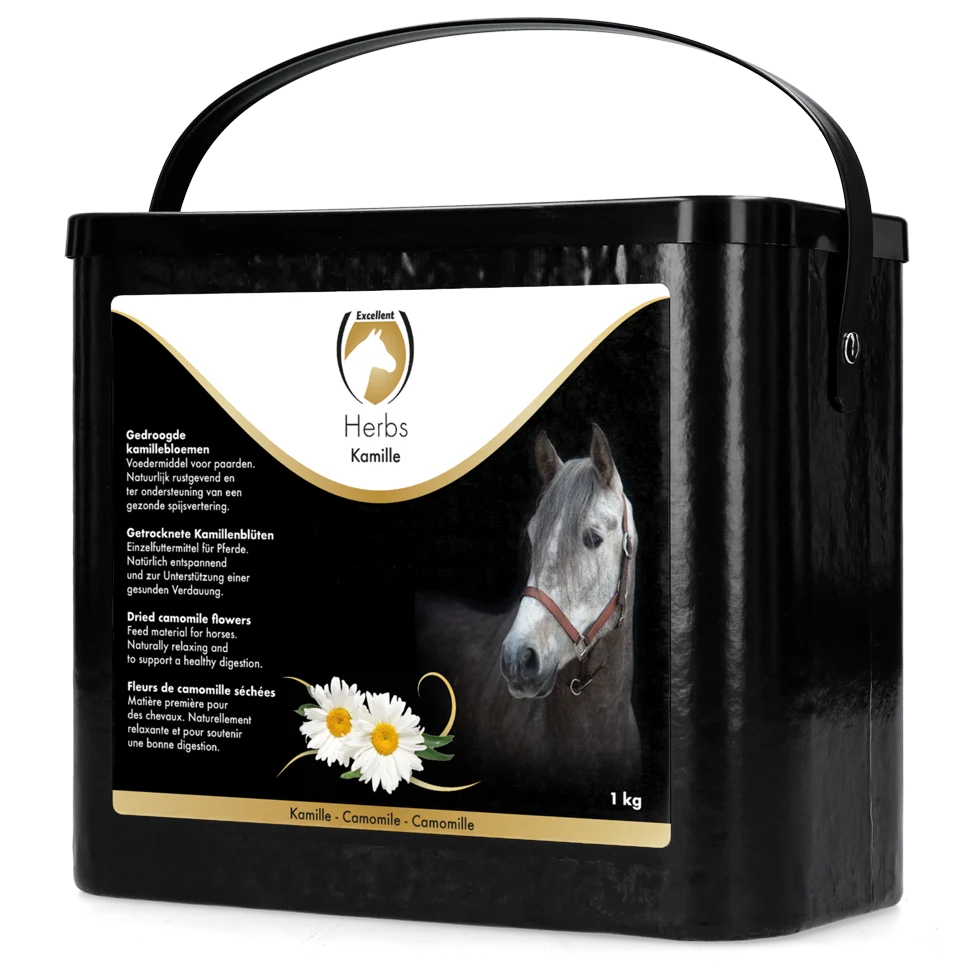 Camomille pour chevaux, pour la détente, 1 kg – Excellent Horse Herbs Camomille – Image 1