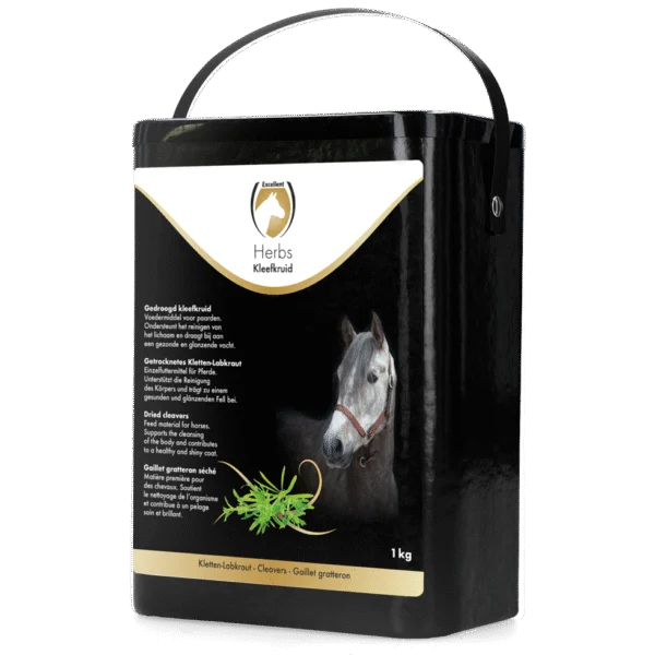 Gaillet gratteron pour chevaux, pour un pelage brillant, 1 kg – Excellent Horse Herbs Kleefkruid