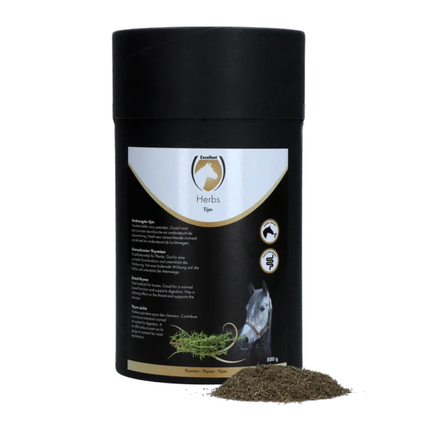 Thym pour chevaux, pour soutenir les voies respiratoires, 500 g – Excellent Horse Herbs Tijm