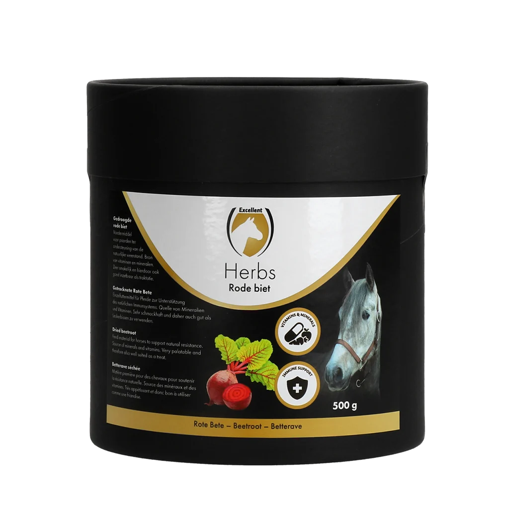 Betterave rouge pour chevaux, avec minéraux et vitamines, 500 g – Excellent Horse Herbs Betterave rouge – Image 1