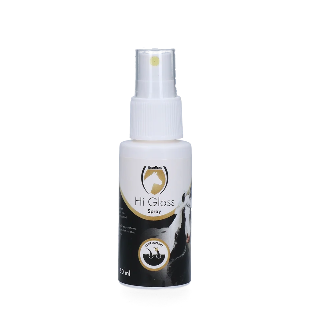 Spray brillant pour crinière et queue, démêlant, 50 ml – Excellent Horse Hi Gloss Spray – Image 1