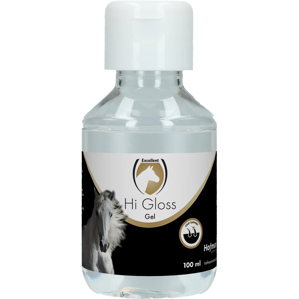 Gel brillant pour crinière et queue, 100 ml – Excellent Horse Hi Gloss Gel – Image 1