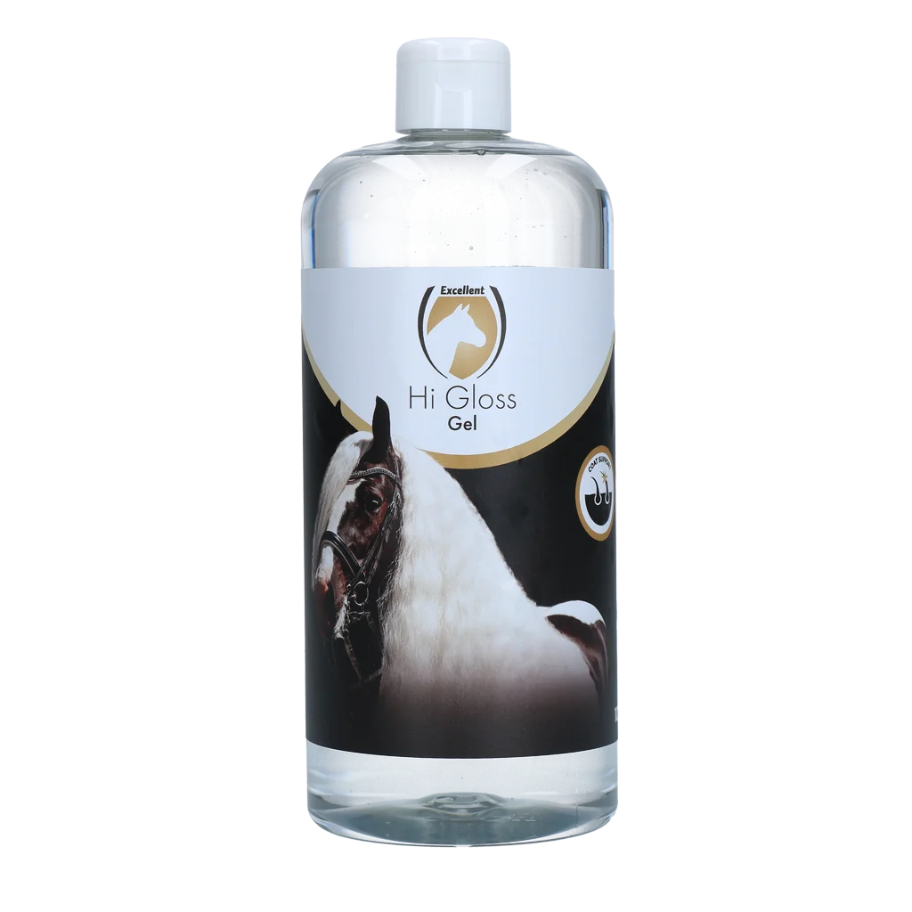HIGL03100.png Gel lustrant pour la crinière et la queue, 1 l – Excellent Horse Hi Gloss Gel – Image 1