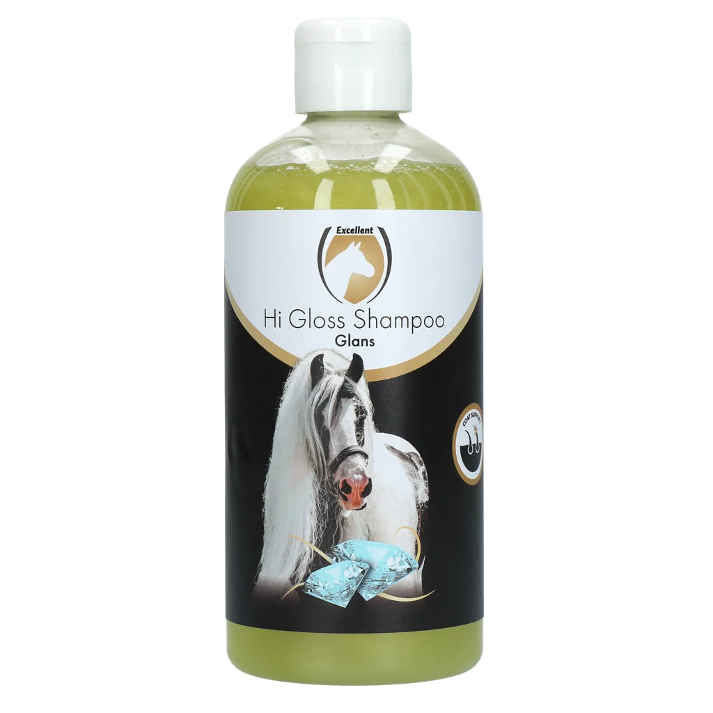 Shampoing pour chevaux pour un poil brillant, 500 ml – Excellent Horse Hi Gloss Shampoo Original – Image 1