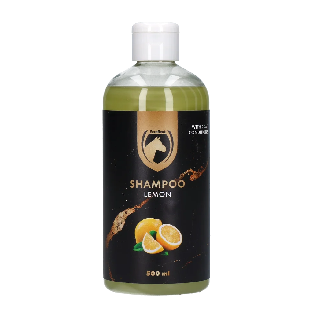 Shampooing pour chevaux pour une robe brillante, 500 ml – Excellent Horse Hi Gloss Shampoo Lemon – Image 1