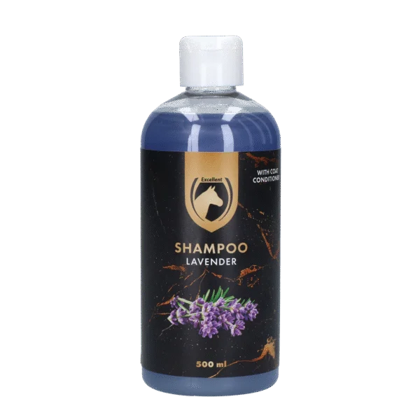 Shampoing pour chevaux pour un pelage brillant, 500 ml – Excellent Horse Hi Gloss Shampoo Lavender