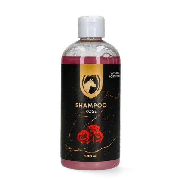 Shampooing pour chevaux pour un pelage brillant, 500 ml – Excellent Horse Hi Gloss Shampoo Rose