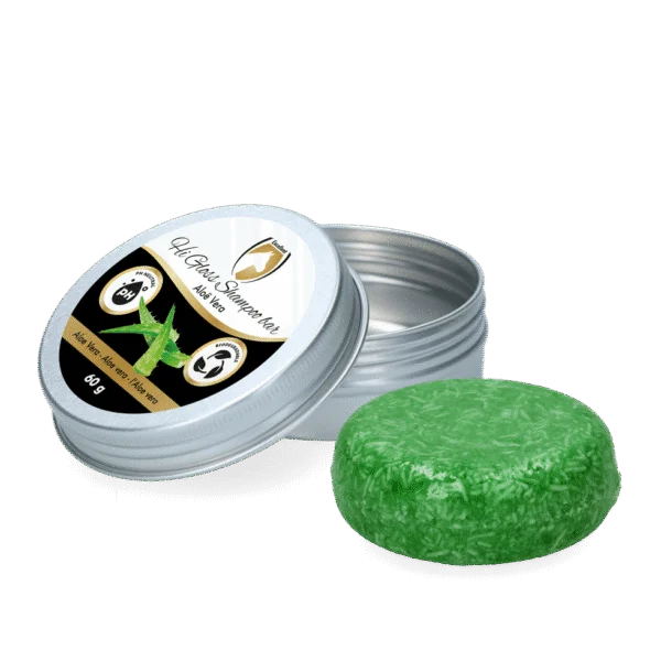 Shampoing solide pour chevaux avec après shampoing, à l’aloe vera, 60 g – Excellent Horse Hi Gloss Shampoo Bar